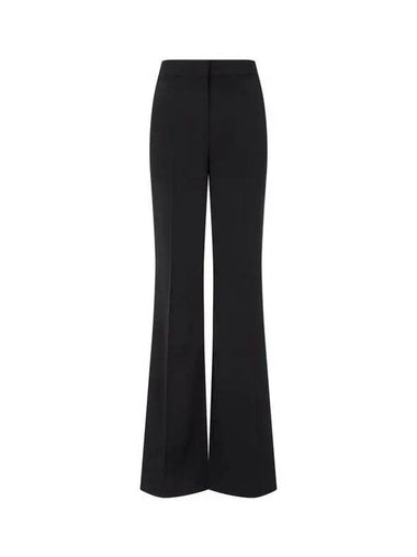 STELLA McCARTNEY STRETCH FLARED WOOL PANTS BLACK - STELLA MCCARTNEY - BALAAN 1