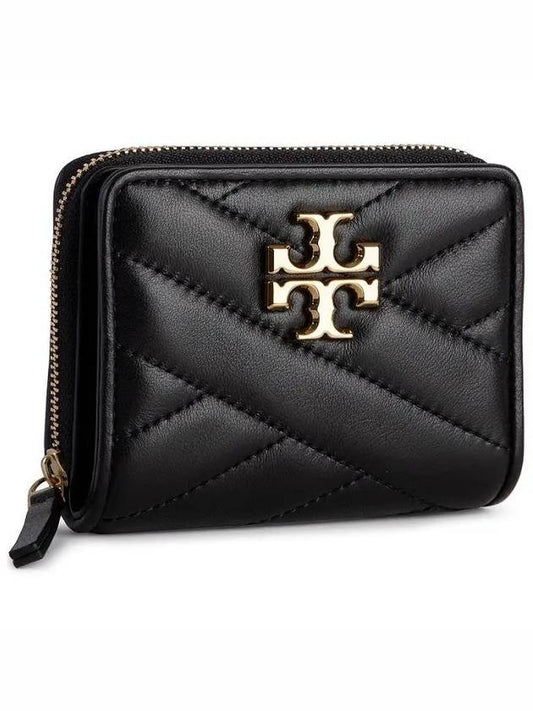 Kira Chevron Mini Bicycle Wallet Black - TORY BURCH - BALAAN.