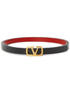 V Logo Signature Women s Belt T0SA9ZFR 0SM - VALENTINO - BALAAN 1