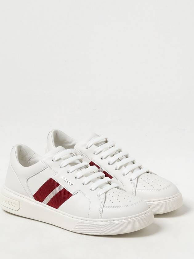 Moony Leather Low Top Sneakers White - BALLY - BALAAN 3