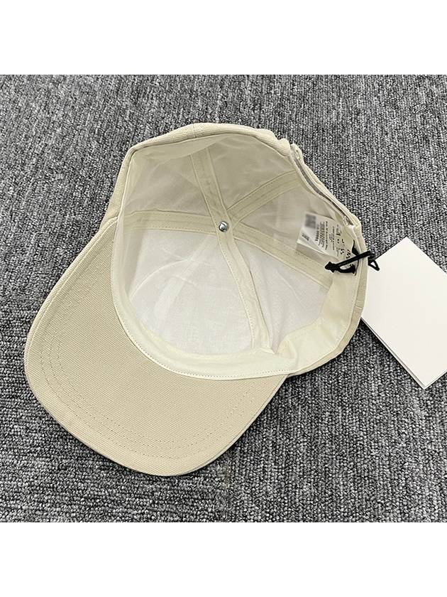 TYRONY Logo Ball Cap Hat Ecru Light Blue CQ001XFB A3C05A ECLU - ISABEL MARANT ETOILE - BALAAN 7