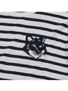 Fox Motif Cotton Long Sleeve T-Shirt Black White - MAISON KITSUNE - BALAAN 4