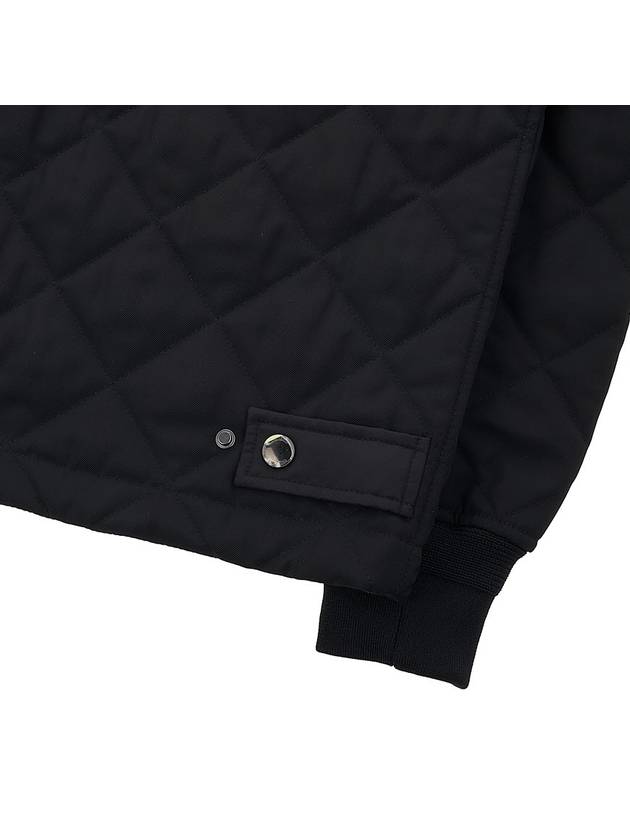 Diamond Quilted Thermoregulated Jacket Black - BURBERRY - BALAAN 10