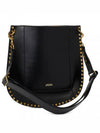 Oskan Hobo Leather Shoulder Bag Black - ISABEL MARANT - BALAAN 2