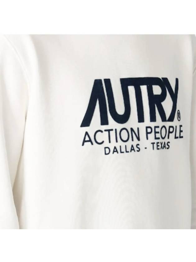 Logo Action People Sweatshirt White - AUTRY - BALAAN 5