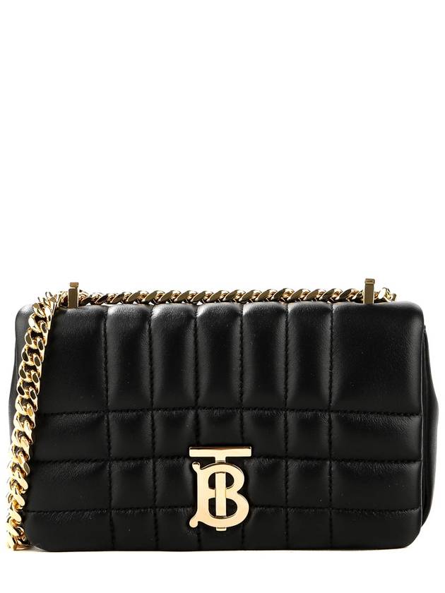 Quilted Lula Mini Leather Cross Bag Black - BURBERRY - BALAAN 2