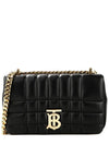 Quilted Lula Mini Leather Cross Bag Black - BURBERRY - BALAAN 2