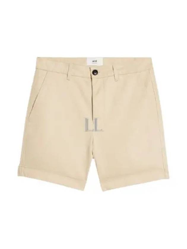 Men's Chino Shorts Vanilla - AMI - BALAAN 2