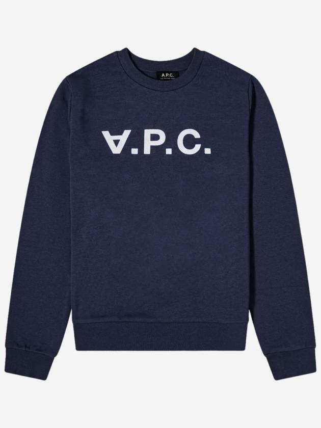 VPC Logo Sweatshirt Navy - A.P.C. - BALAAN 2