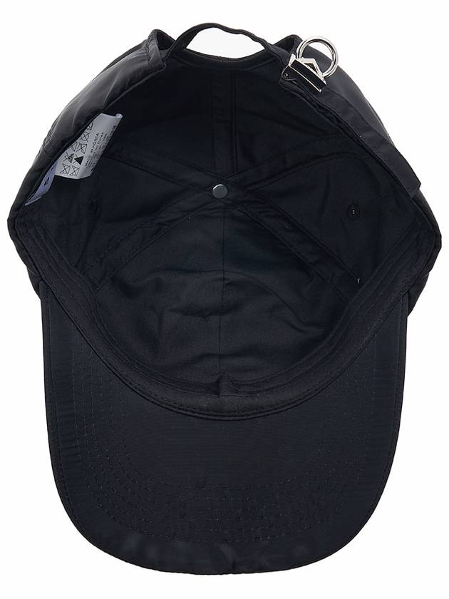 Men's Nylon Ball Cap Black - SOLID HOMME - BALAAN 6