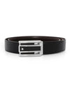 Reversible Leather Belt Brown Black - MONTBLANC - BALAAN 5