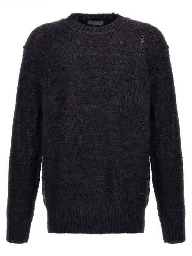 Wool mohair crew neck knit 271004 - YOHJI YAMAMOTO - BALAAN 1