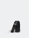 Cassette Intrecciato Small Leather Cross Bag Black - BOTTEGA VENETA - BALAAN 3