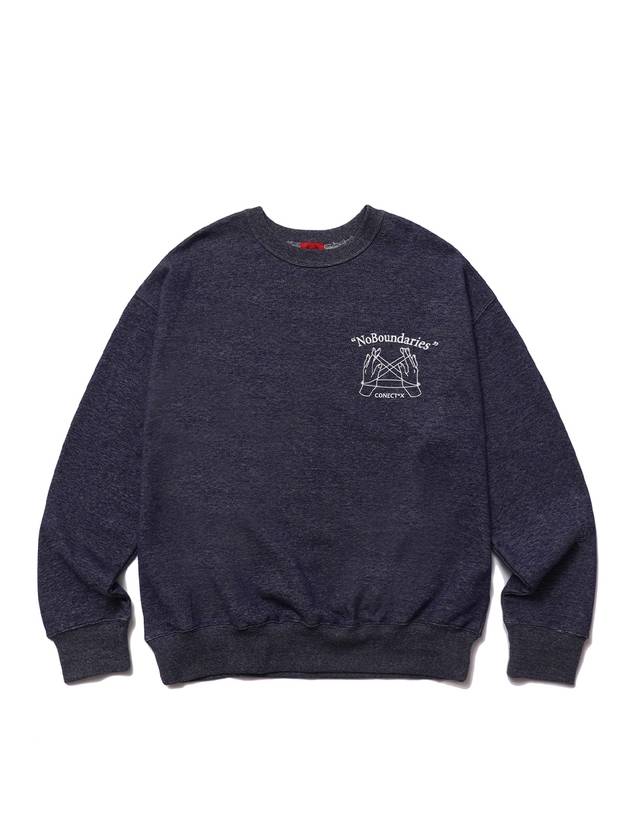 ConnectX Classic Logo Sweatshirt Indigo - CONECTX - BALAAN 2