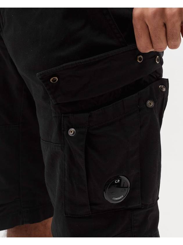 Ottoman Cargo Shorts Black - CP COMPANY - BALAAN 5