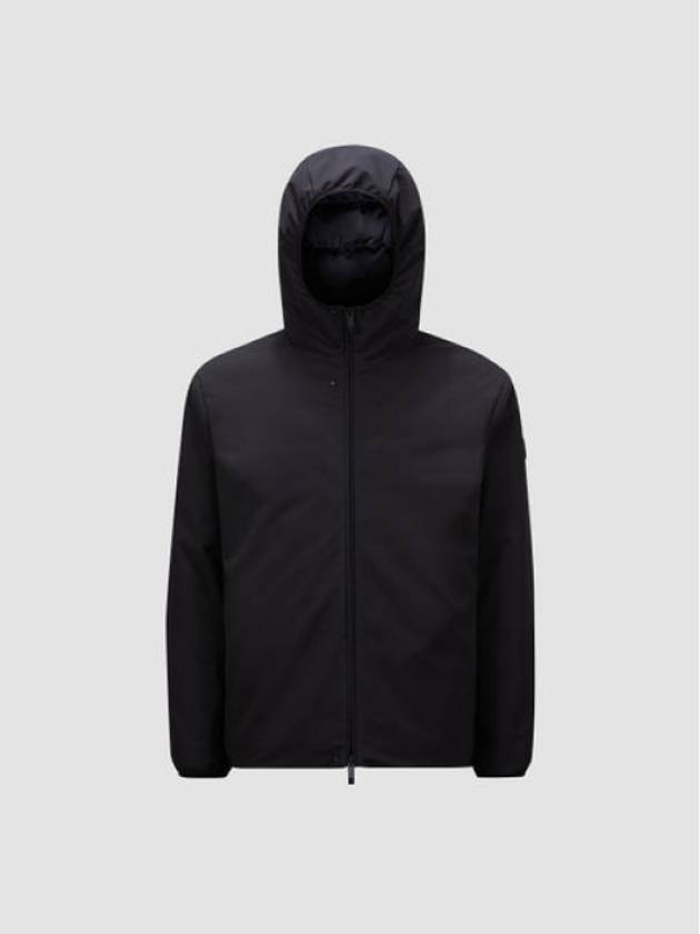 Men's Polset Short Down Hooded Padding Black - MONCLER - BALAAN 2