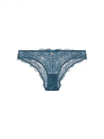 UNDERWEAR Women s Flower Lace Briefs Blue Green 271434 - EMPORIO ARMANI - BALAAN 1