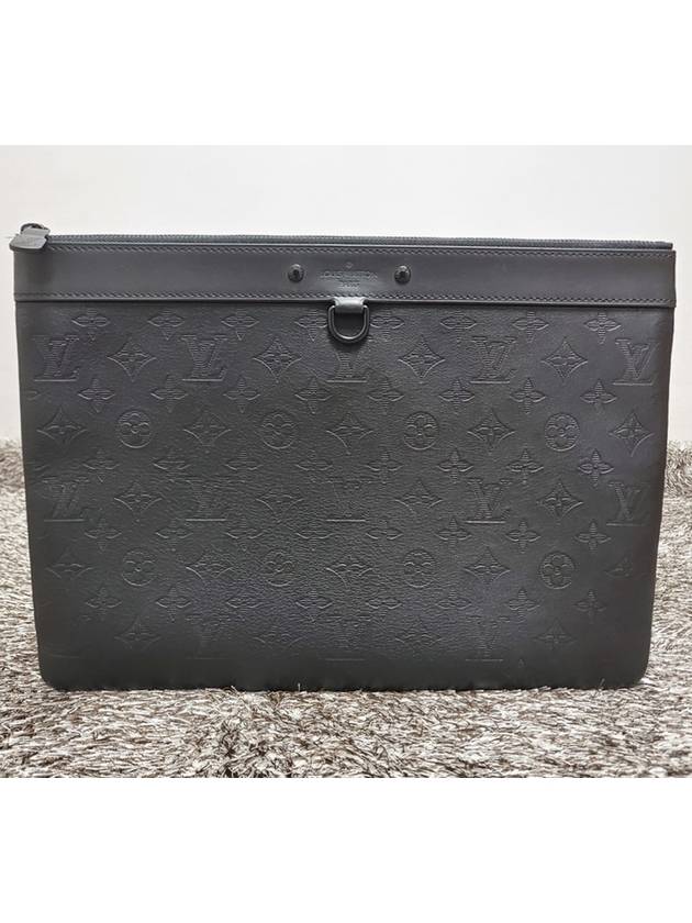 Monogram Pochette Shadow Clutch - LOUIS VUITTON - BALAAN 1