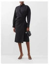 Women's Shirt Midi Dress Black - LEMAIRE - BALAAN 2