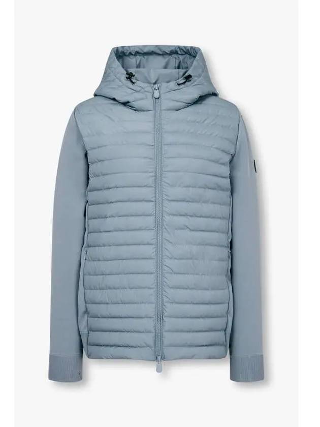 SAEL hooded padded jacket blue - SAVE THE DUCK - BALAAN 1