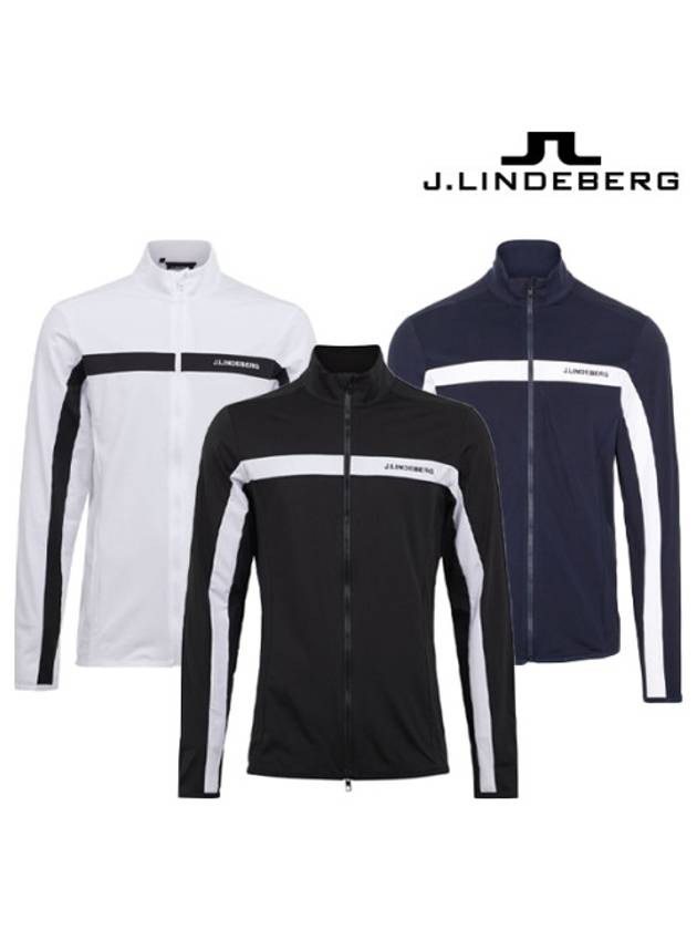 Golf Jarvis Men's Mid Layer ZipUp Jacket - J.LINDEBERG - BALAAN 1