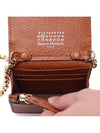 Embroidery Logo Chain Cald Wallet Brown - MAISON MARGIELA - BALAAN 7