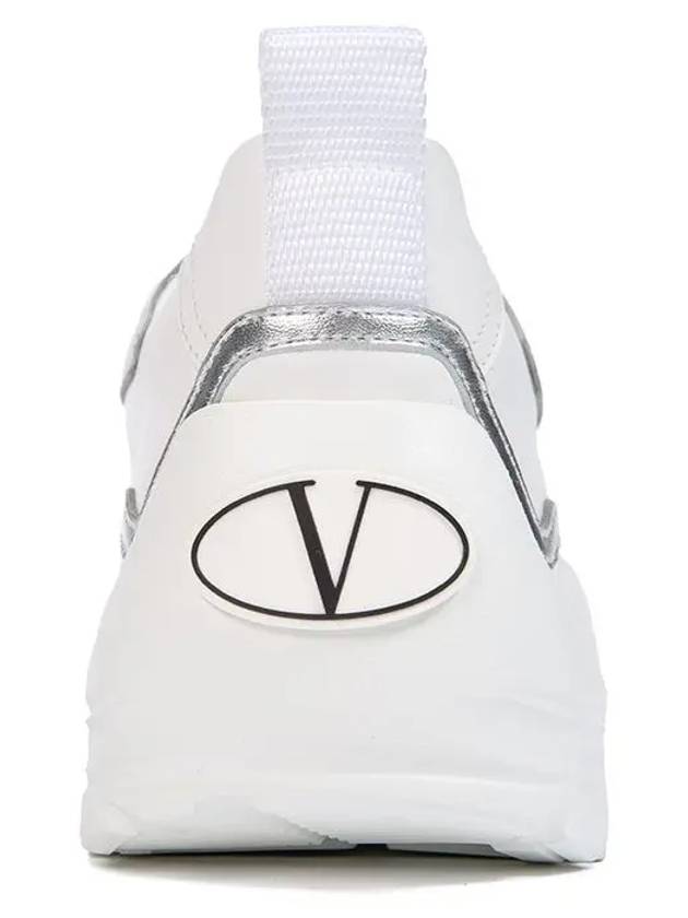 Gumboy Low-Top Sneakers Silver White - VALENTINO - BALAAN 5