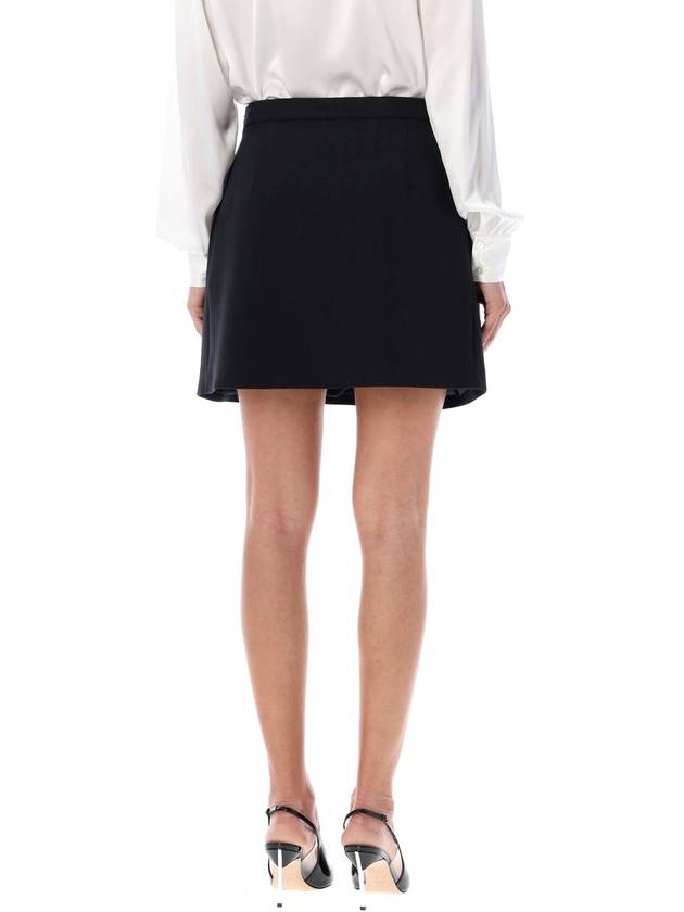 Pocket A line skirt black - ALESSANDRA RICH - BALAAN 3