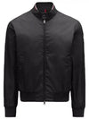 Reppe Rain Zip-Up Jacket Black - MONCLER - BALAAN 2