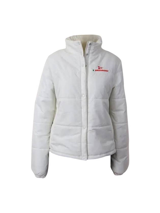 Luna Rossa Padded Jacket White - PRADA - BALAAN 1