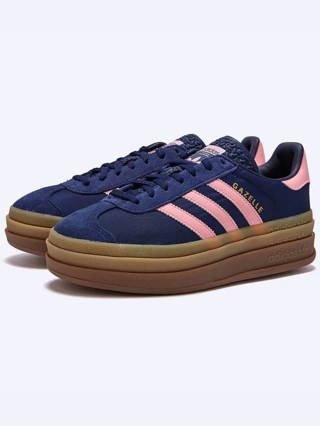 Gazelle Bold Low Top Sneakers Dark Blue - ADIDAS - BALAAN 2