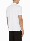 Pique Stretch Cotton Short Sleeve Polo Shirt White - STONE ISLAND - BALAAN 4