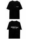 Soft Touch Logo Core Jersey Crew Neck Short Sleeve T Shirt Black Men s 125HO244360F 001 TJ - FEAR OF GOD - BALAAN 4