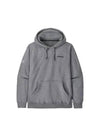 Fitz Roy Icon Uprisal Fleece Hoodie Gravel Header - PATAGONIA - BALAAN 2