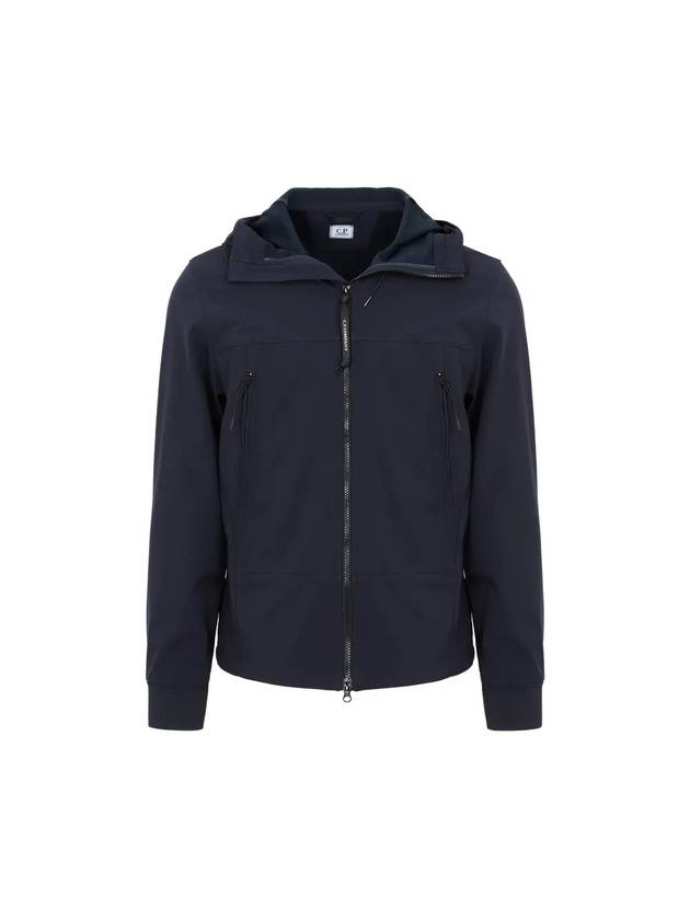 Men's Goggles Hooded Jacket Navy - CP COMPANY - BALAAN 1