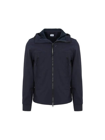 Men's Goggles Hooded Jacket Navy - CP COMPANY - BALAAN 1