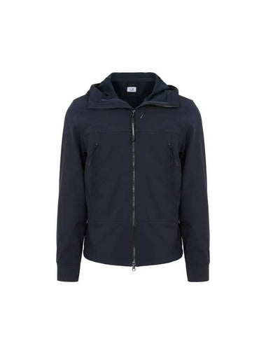 Men's Goggles Hooded Jacket Navy - CP COMPANY - BALAAN 1