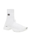 Men's Speed 30 Knit High Top Sneakers White - BALENCIAGA - BALAAN 2