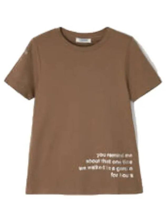 Aris Cotton T Shirt Women s Short Sleeve Tee - MAX MARA - BALAAN 1