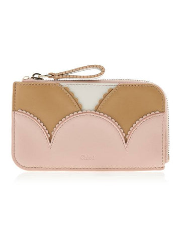 Linda Card Wallet Pink - CHLOE - BALAAN 1