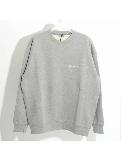 Tag Oversized Cut Sweatshirt Grey - DIOR - BALAAN 2