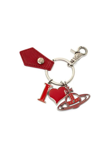 Paglia I LOVE ORB Key Holder Red - VIVIENNE WESTWOOD - BALAAN.