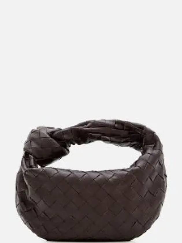 Jodie Intrecciato Small Tote Bag Brown - BOTTEGA VENETA - BALAAN 2