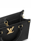 Lock Go Leather Tote Bag Black - LOUIS VUITTON - BALAAN 6