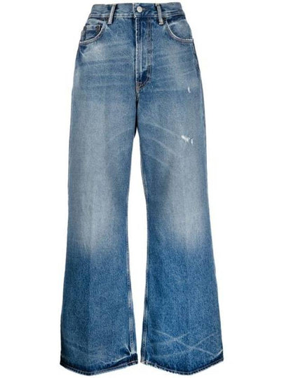 Studios High Waist Wide Jeans Vintage Blue - ACNE STUDIOS - BALAAN 2