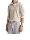 Pony Logo Half Zip Sweatshirt Oatmeal - POLO RALPH LAUREN - BALAAN 2