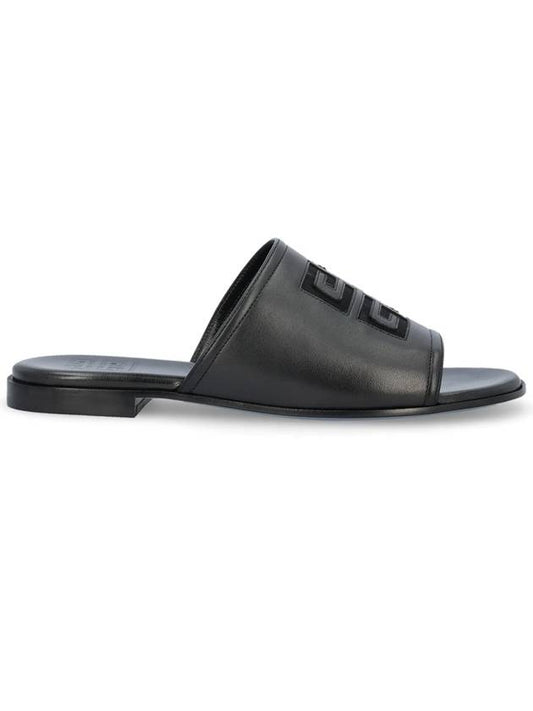 4G embossed logo flat slipper sandals - GIVENCHY - BALAAN 1