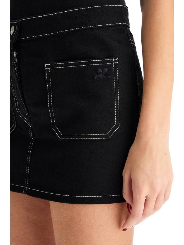 denim mini skirt - COURREGES - BALAAN 4