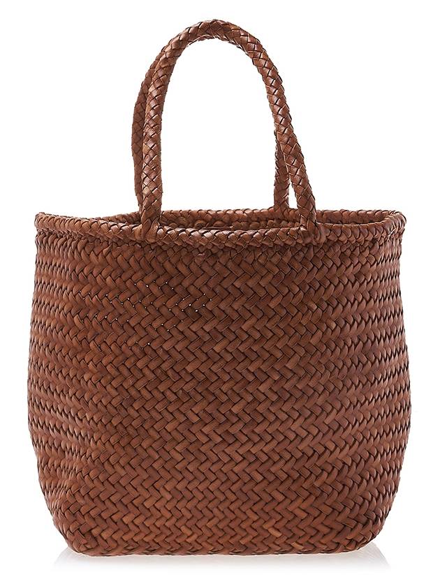 Grace Small Leather Basket Tote Bag Tan - DRAGON DIFFUSION - BALAAN 2