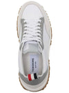 Court Rubber Sole Knit Low Top Sneakers White - THOM BROWNE - BALAAN 5